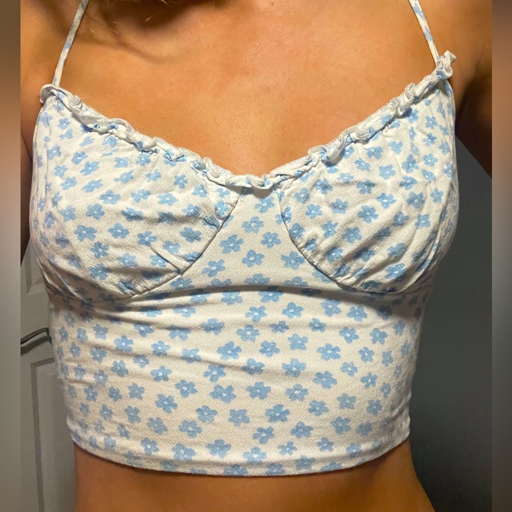 Cute PACSUN floral tank top